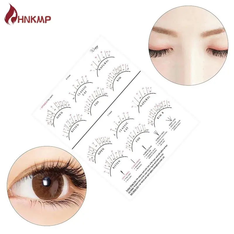 

Eye Lash Map For Eyelash Extension Reusable Lash Extension Practice Lash Mapping Lash Extension Accessories