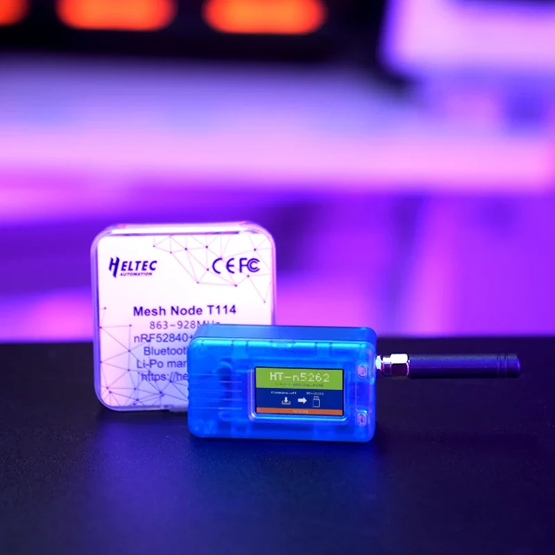 Местластичный трекер Heltec T114 V2 Nordic nRF52840 SX1262 GPS LoRaWAN LoRa Arduino