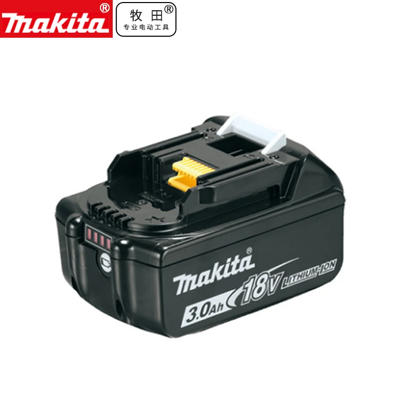 MAKITA Original Battery Power Tool Battery 18V 3.0A 4.0A 5.0A 6.0A BL1830B BL1840B BL1850B BL1860B Replacement Lithium Battery