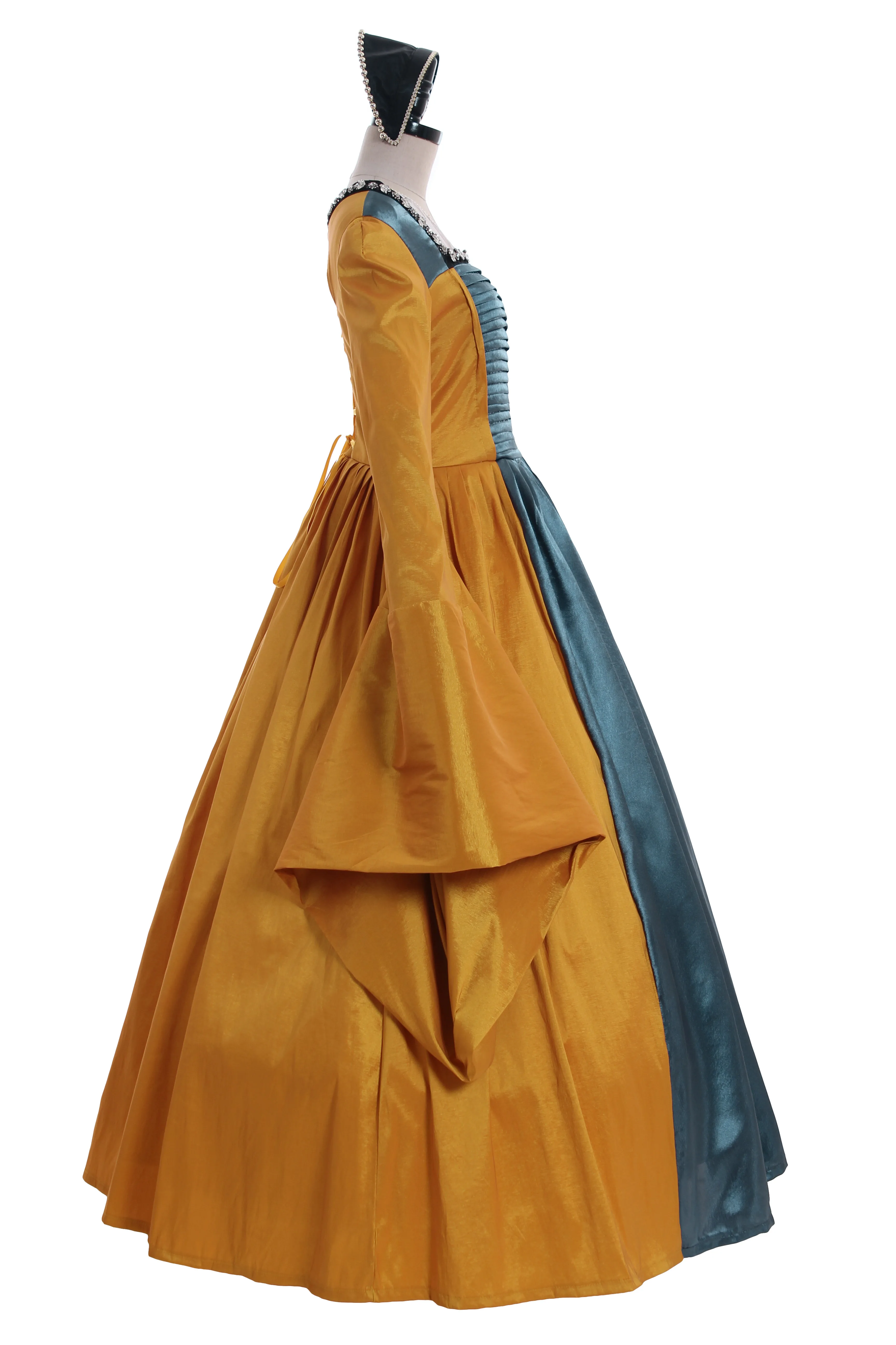 Платье королевы Анны Болейна костюм Элизаветы средневековое платье эпохи