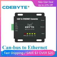 can bus to ethernet interface rs485 cdebyte e810 dtucan eth two way socket transparent transmission wireless modem iot tcpudp
