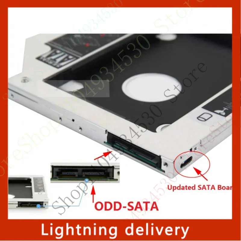 Фото QZC 9,0 мм 2-й жесткий диск SATA SSD HDD Kadi для Asus N550 n550jv n750jv ul80jt ul80v ul80 №4