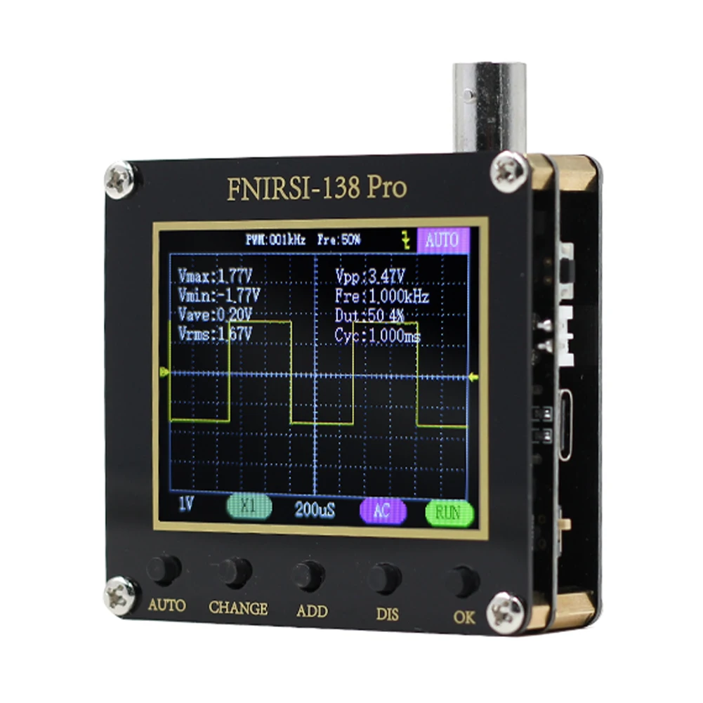 Портативный цифровой осциллограф FNIRSI 138pro анализатор логики с 3 режимами