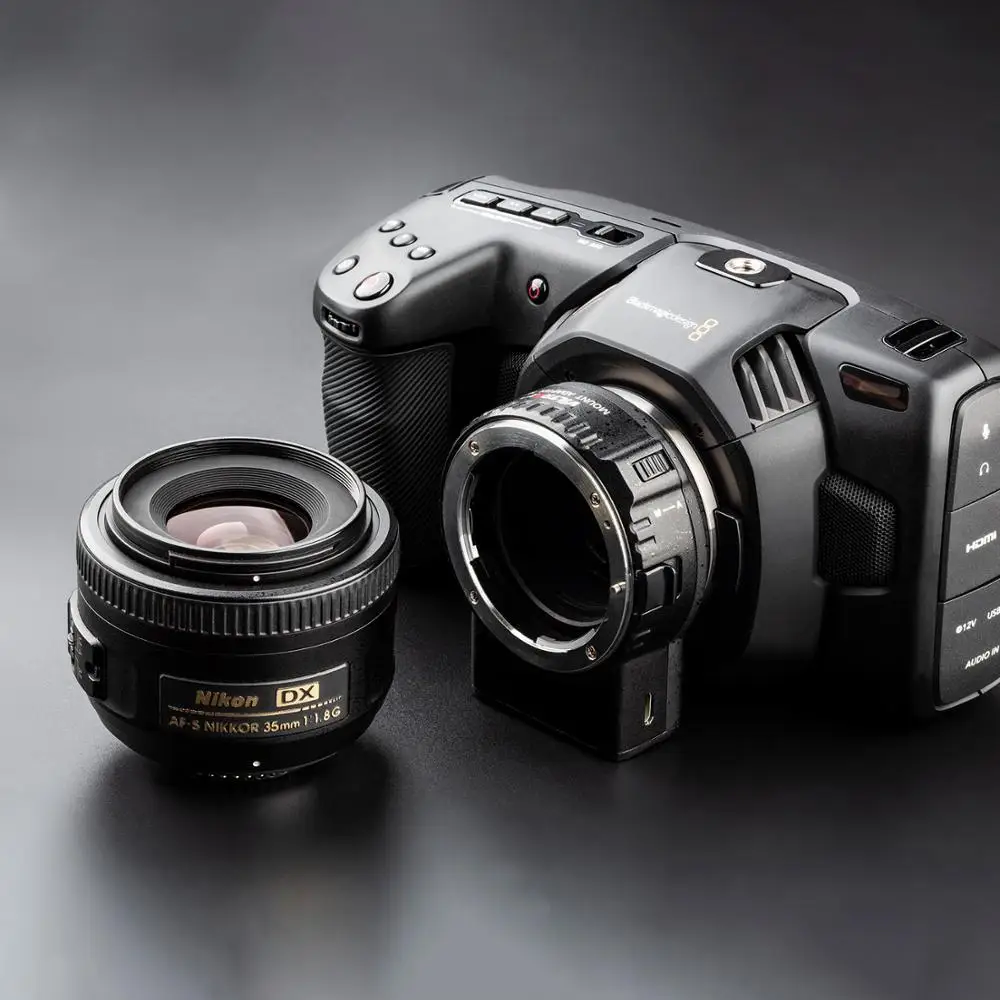 Фото Адаптер для крепления объектива Viltrox NF-M1 AF с поддержкой передачи VR EXIF для объектива с креплением Nikon F на камере Micro Four Thirds (MFT, M4/3) №5