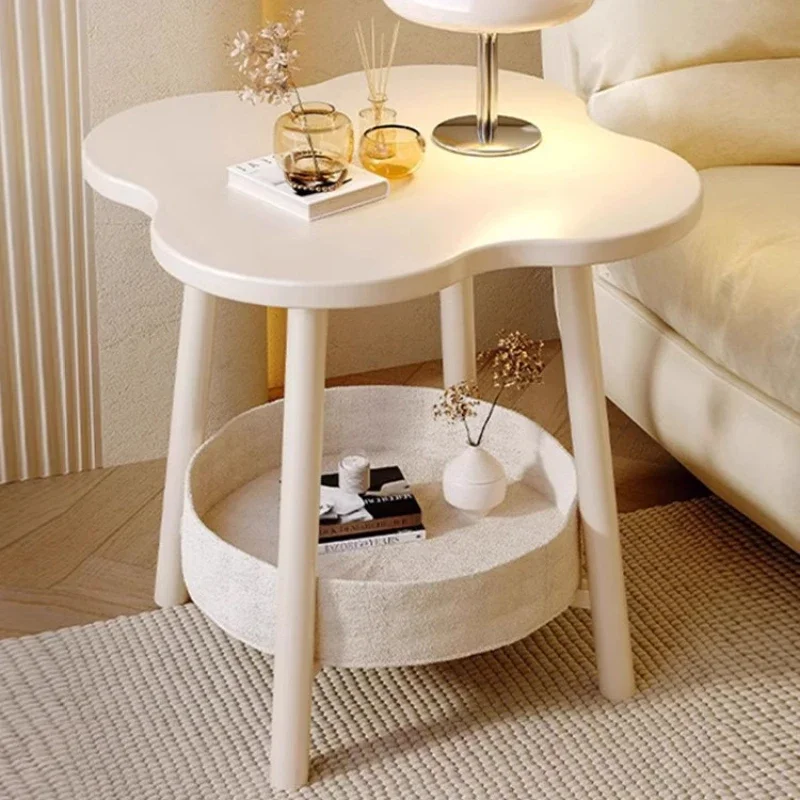 Угловые белые тумбочки боковой столик шкафы для хранения роскошные прикроватные