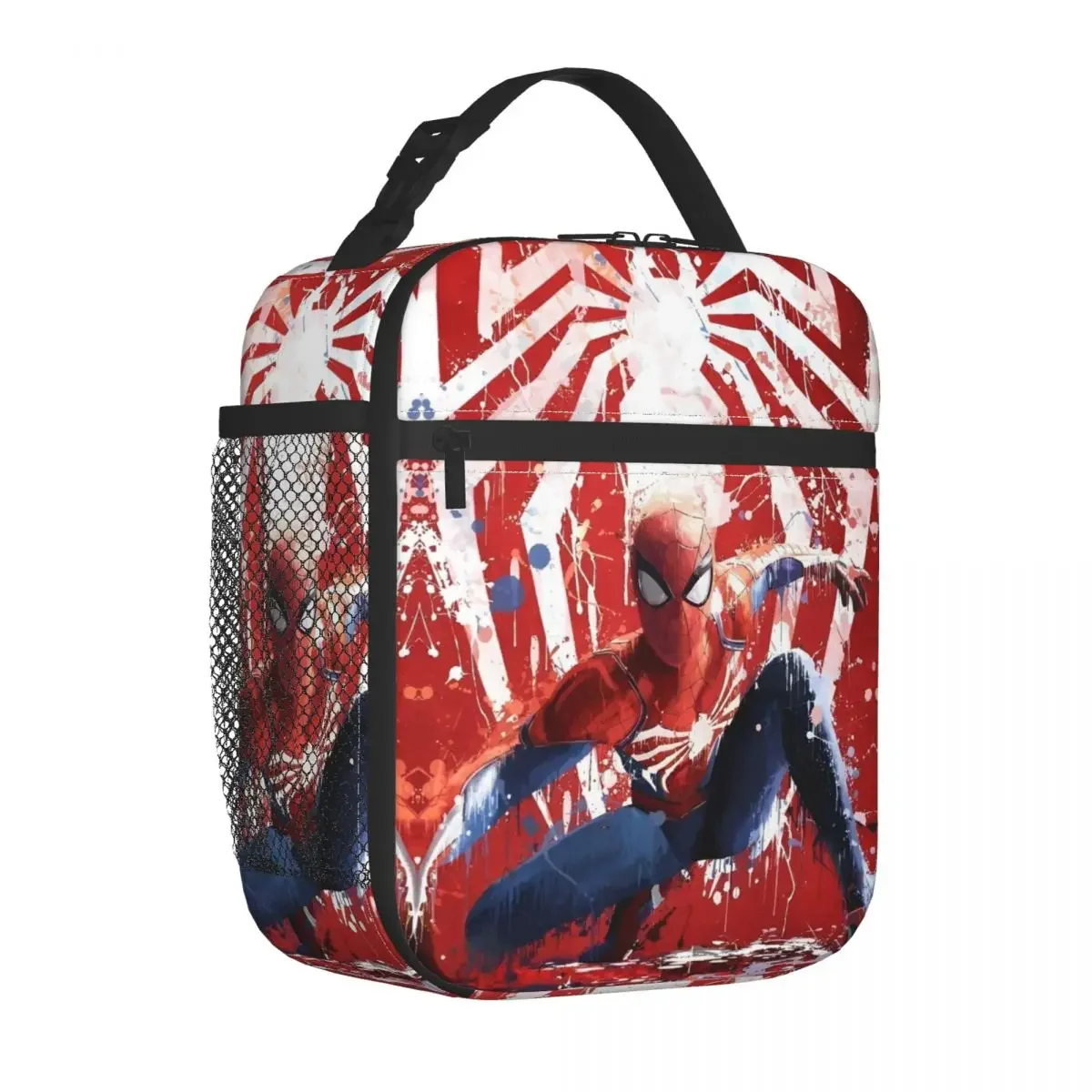 Сумка Для Обеда Человек-паук Многоразовая Оксфордская Многоцветная Унисекс