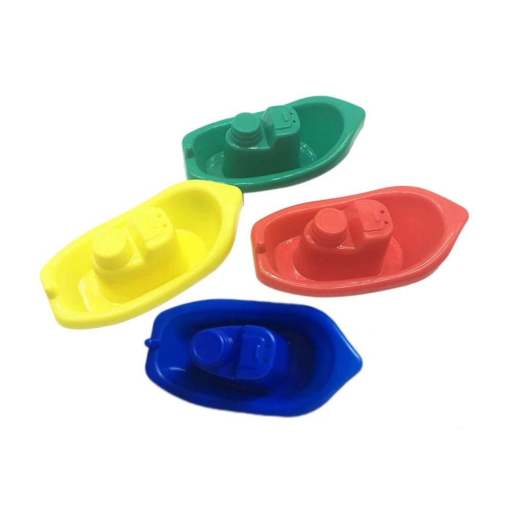 

4Pcs Bath Toys Play Bathtime Floating Ship Small Model Pool for Children Kids Playing Amusing Birthday Gift