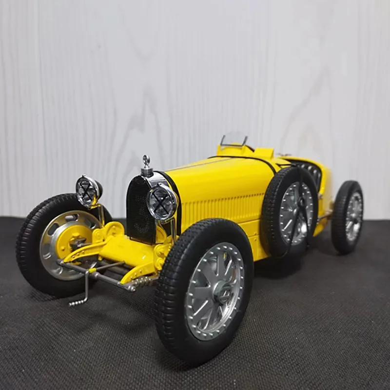 

Оригинальная модель автомобиля 1:12 Bugatti T35, винтажная модель автомобиля 1925, металлическая модель автомобиля