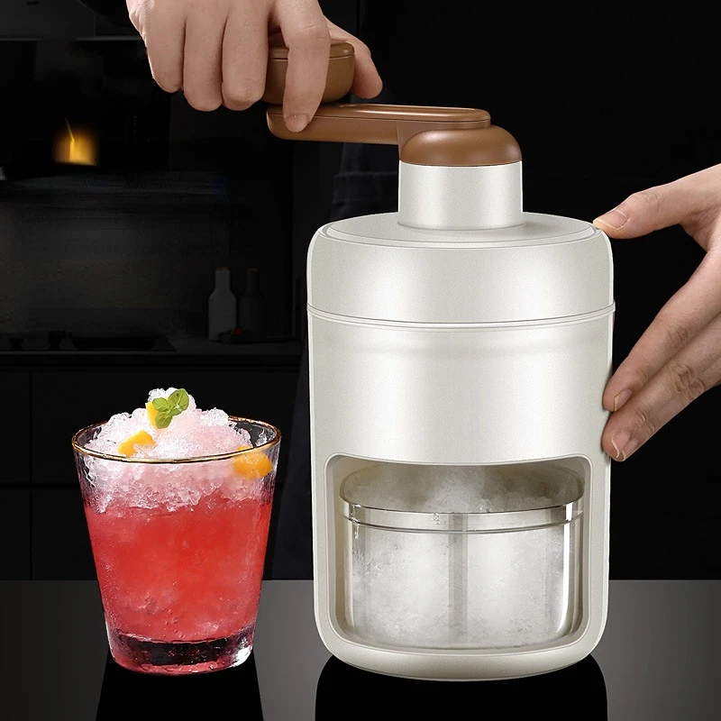 

New product ice shaver manual household small hail ice machine stall hand-cranked ice breaking smoothie foam ice crusher