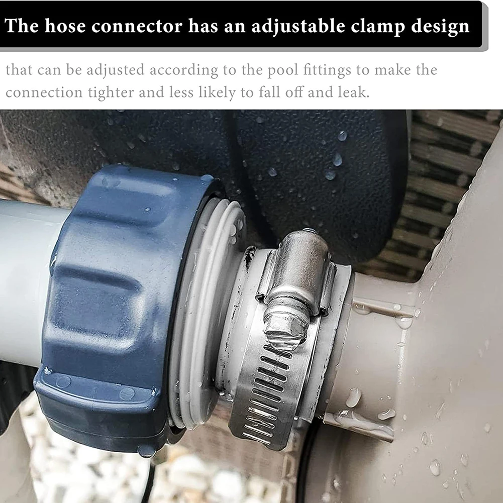 

Сменный шланг, сливная пробка, Соединительный адаптер с комплектом ошейников, детали для бассейна