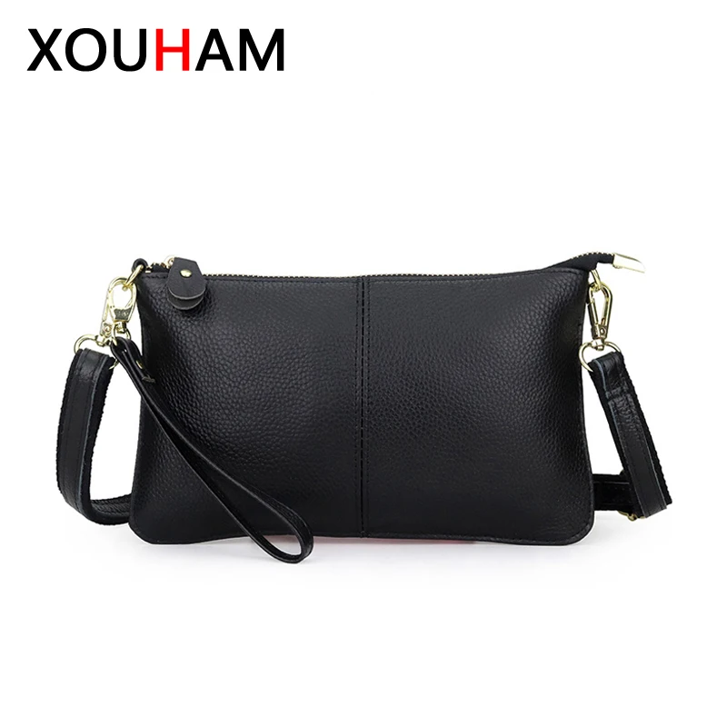 

XOUHAM 100% Cowhide Tote Bag The High Quality Leather Women Genuine Leather Designer Handbag Big Capacity Shoulder Messenger Bag