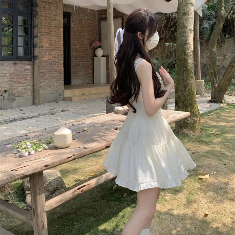 Платья женские тонкие с грибком универсальные однотонные трапециевидные без