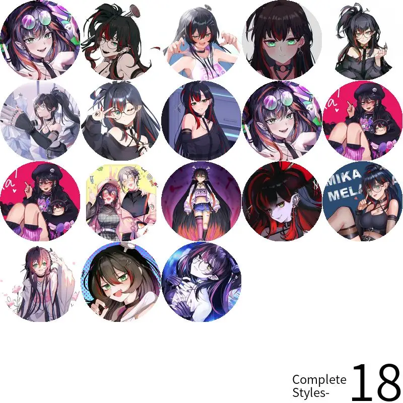 Брошь Mika Melatika Ch vtuber