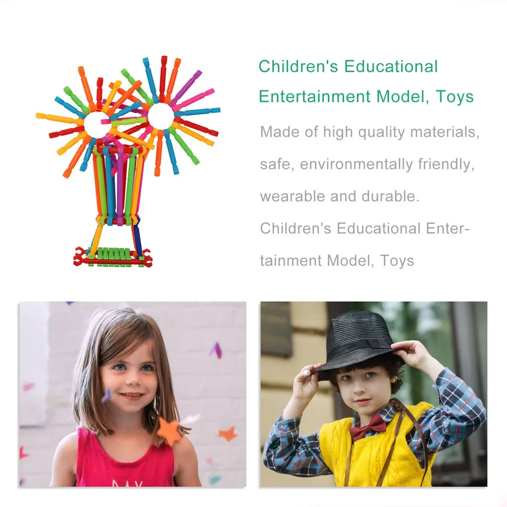 500pcs DIY Creative Intelligence Sticks Blocks Magic Wand Magnetic Designer Construction Set Plastic Model &amp Building |