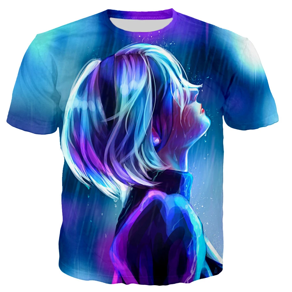 

2023 New 3D Printed T Shirt Streetwear Oversized T-shirt Men Women Fashion Casual Cool Tops Fashion Game NieR Anime Harajuku