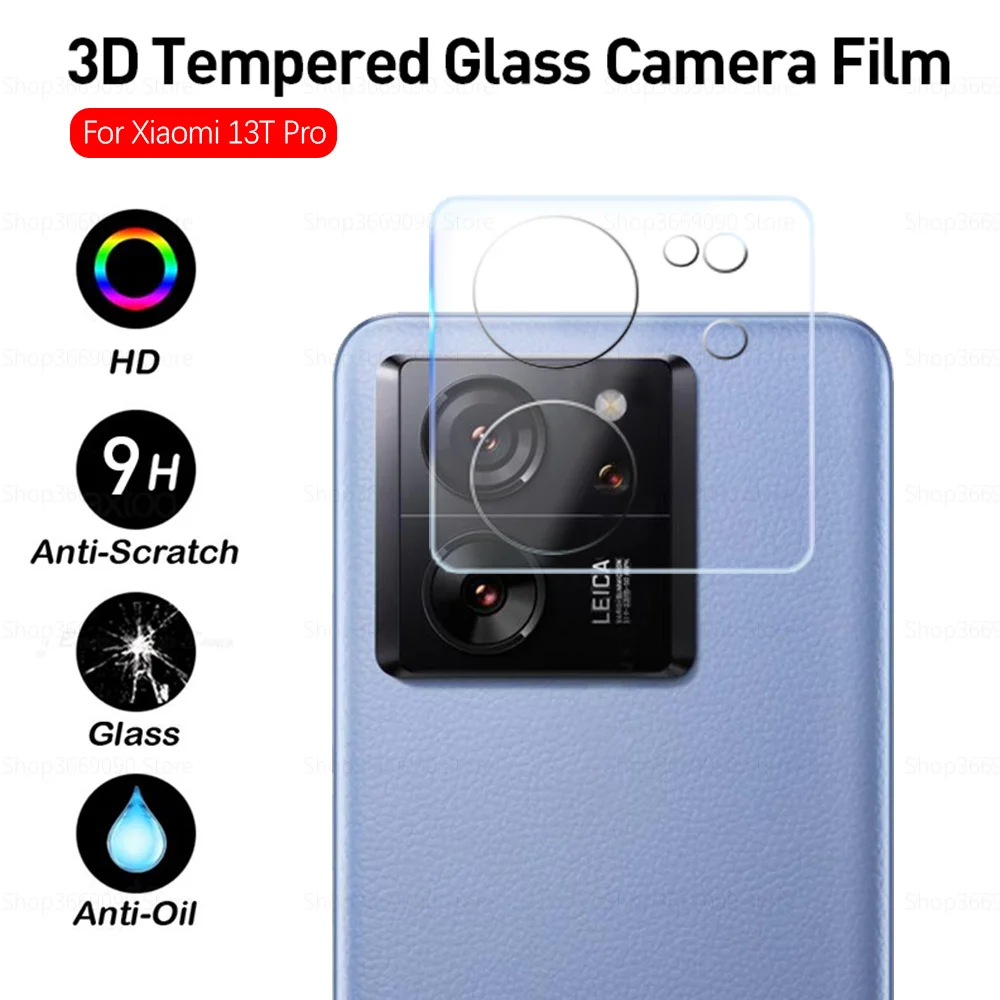 

3D изогнутое закаленное стекло для камеры Защитное стекло для Xiaomi 13 T Pro Xiomi Mi13T mi13 T Pro 13tpro кольцо Задняя крышка объектива 6,67 дюйма