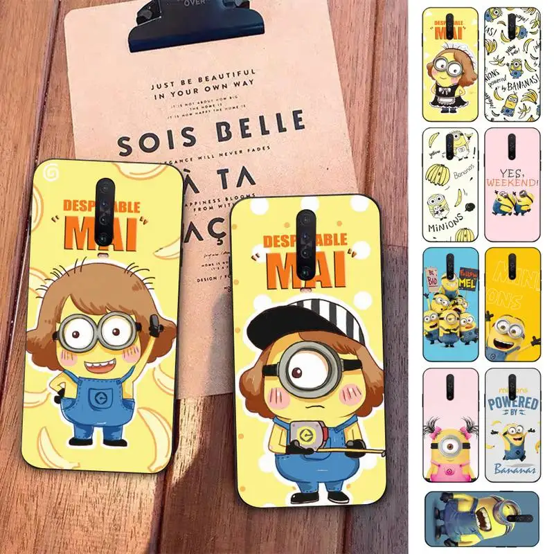

BANDAI Minions Phone Case for Redmi 5 6 7 8 9 A 5plus K20 4X S2 GO 6 K30 pro