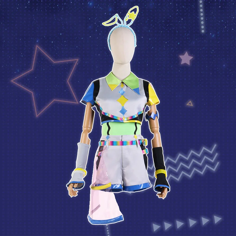 

Anime Lovelive cos Liella! Hazuki Ren Vitamin Summer Cosplay Costume Luminous Stage Uniform Suit