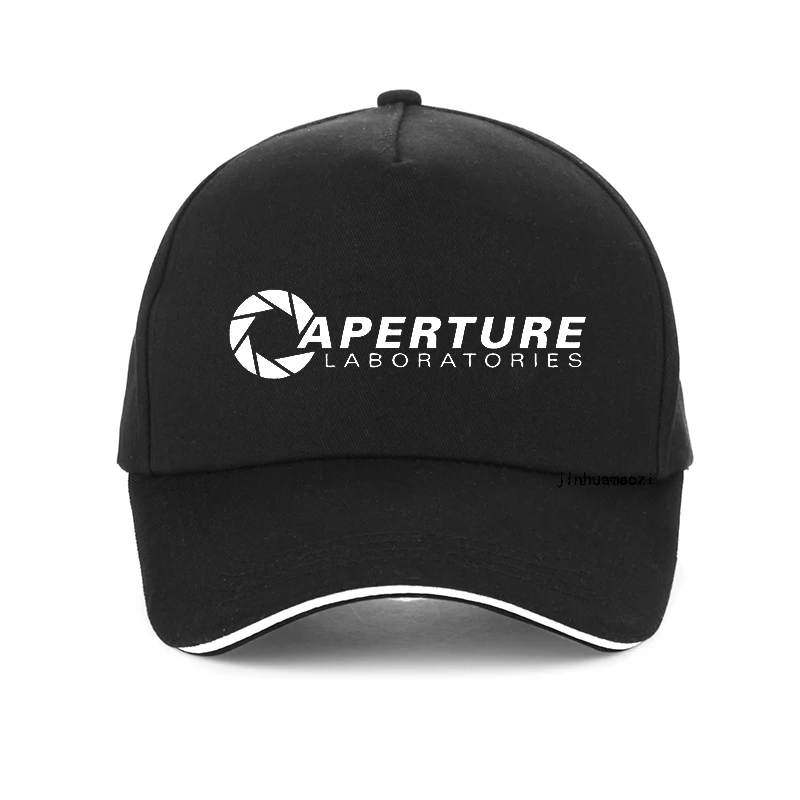 Portal Aperture Science Baseball Cap anime Portal Gaming Gamer men hat The Cake Is A Lie Half Life unisex summer hat Snapback