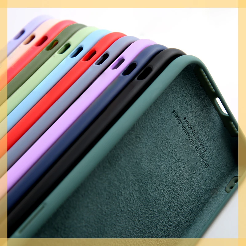 

For Realme 8 Pro Case Cover Liquid Silicone Soft Case