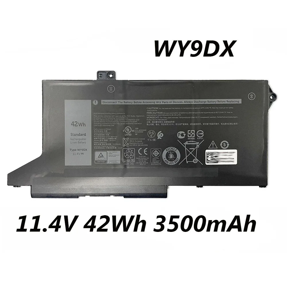 WY9DX 005R42 11 4 V 42Wh 3500mAh Аккумулятор для ноутбука Dell Latitude 5420 5520 Series ноутбук компьютер