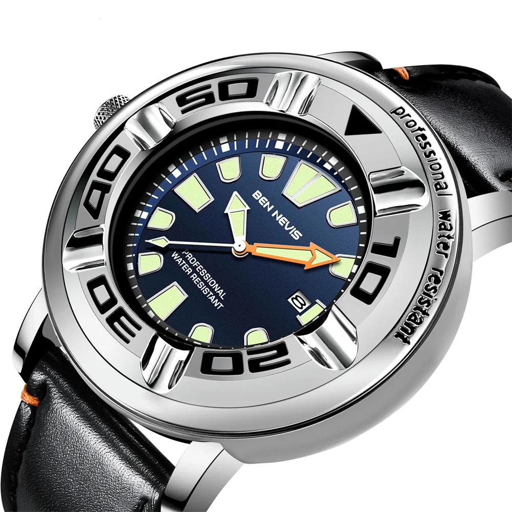 

Часы наручные мужские кварцевые, брендовые Роскошные спортивные водонепроницаемые деловые с уникальным дизайном