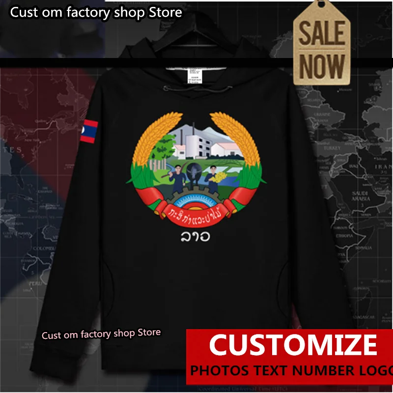 

Laos Laotian Lao LA mens hoodie pullovers hoodies top men sweatshirt streetwear clothing hip hop tracksuit nation Autumn coat