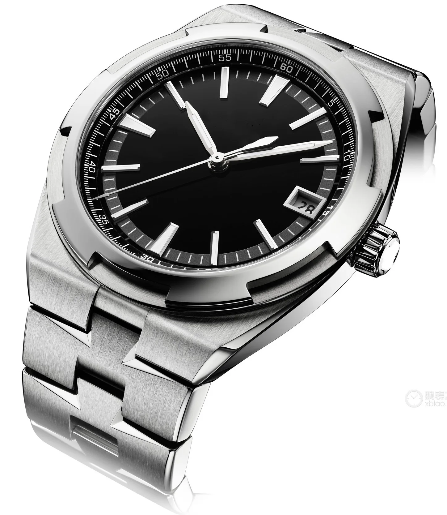 

2023 New Mens Automatic Mechanical Watch Overseas WristWatch Stainless Steel Black Blue White