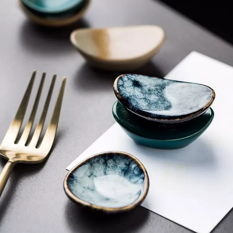 

Earthenware Ingot Chopstick Holder Chopstick Rest For Dining Table Accessories Supplies