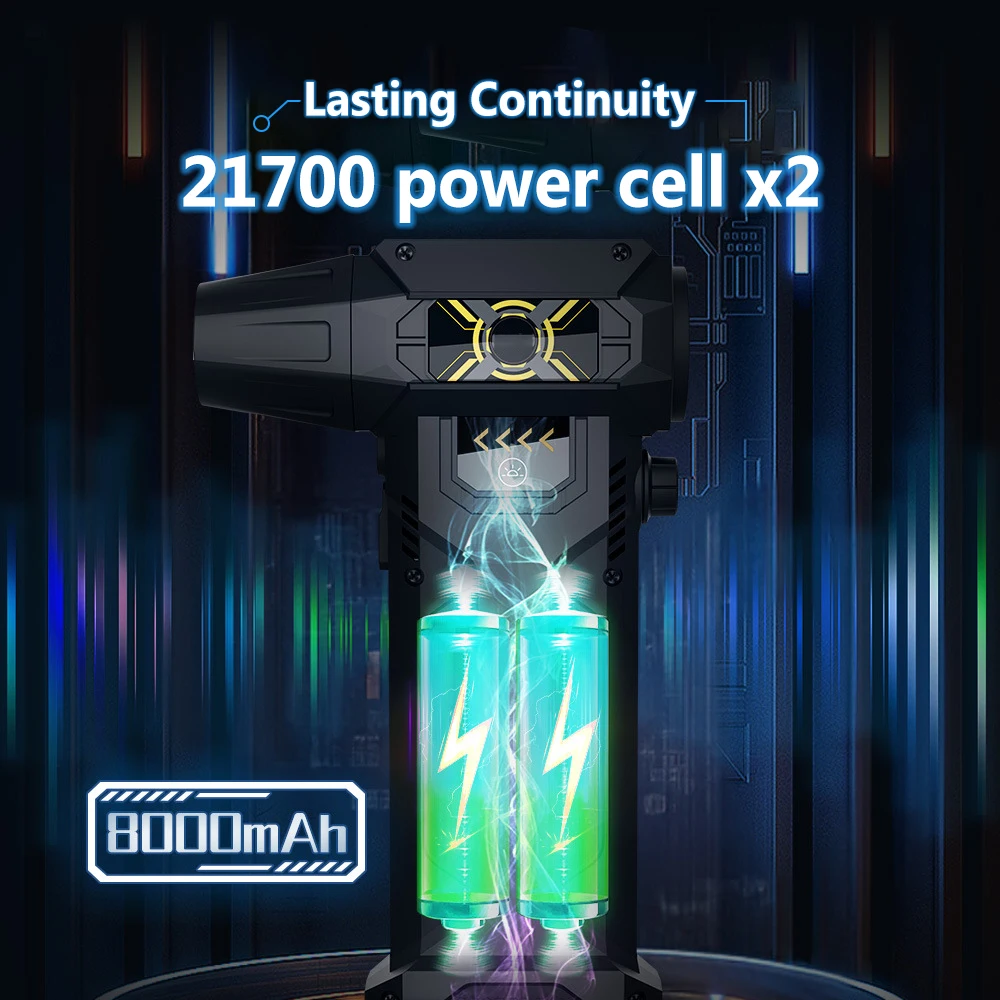 2024 мини турбоструйный вентилятор мощная воздуходувка 130000 об/мин бесщеточный