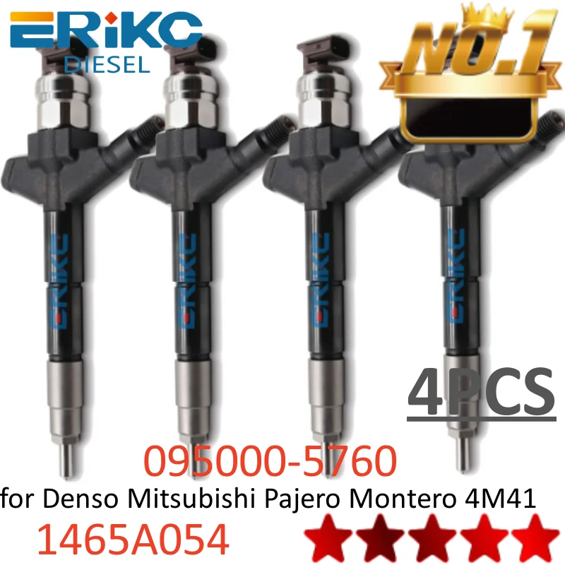1465A054 095000-5760 Дизельный инжектор 095000-5761 Автозапчасти для впрыска топлива для Mitsubishi Pajero Montero 4M41 4 шт.