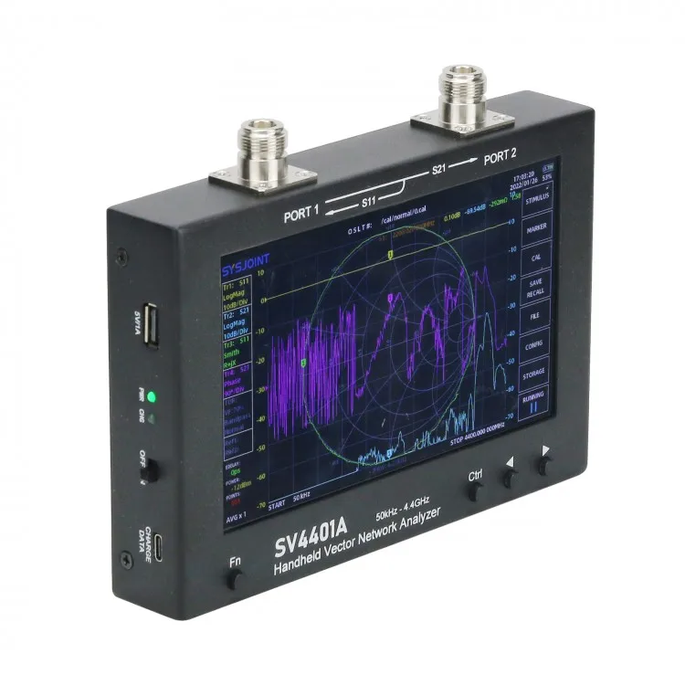 

SV4401A 50KHz-4.4GHz 100DB Dynamic VNA Analyzer Vector Network Analyzer (International Version)