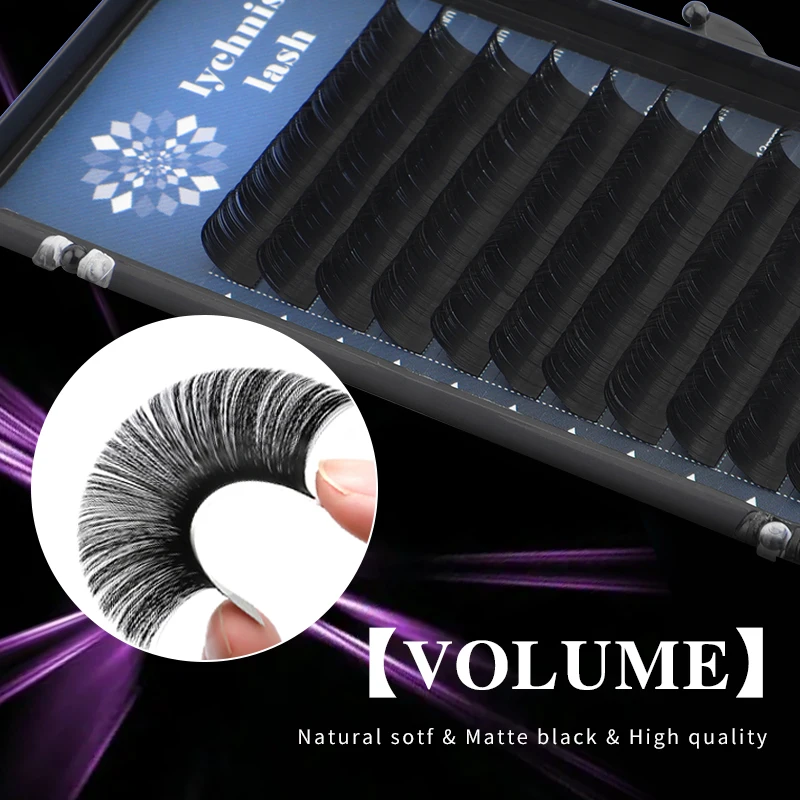 

Lychnis 12 lines Individual Eyelashes Faux Mink Eyelashes Extensions Artificial False lashes 0.03 thickness eyelash extension