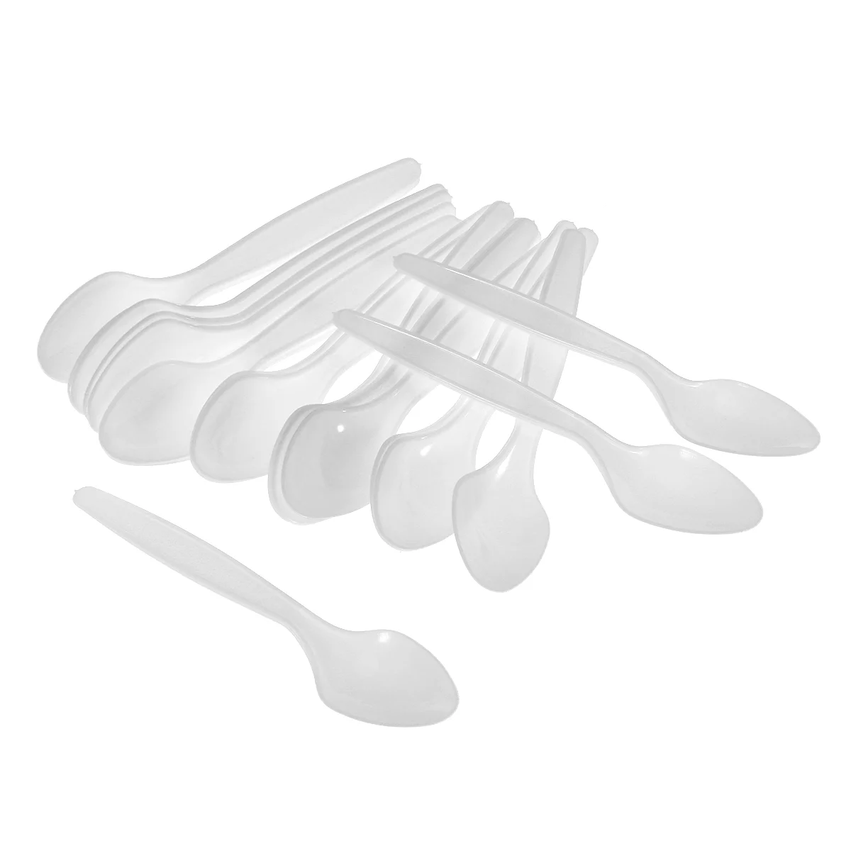 

60pcs Plastic Flatware Set Spoons for Restaurant Kitchen