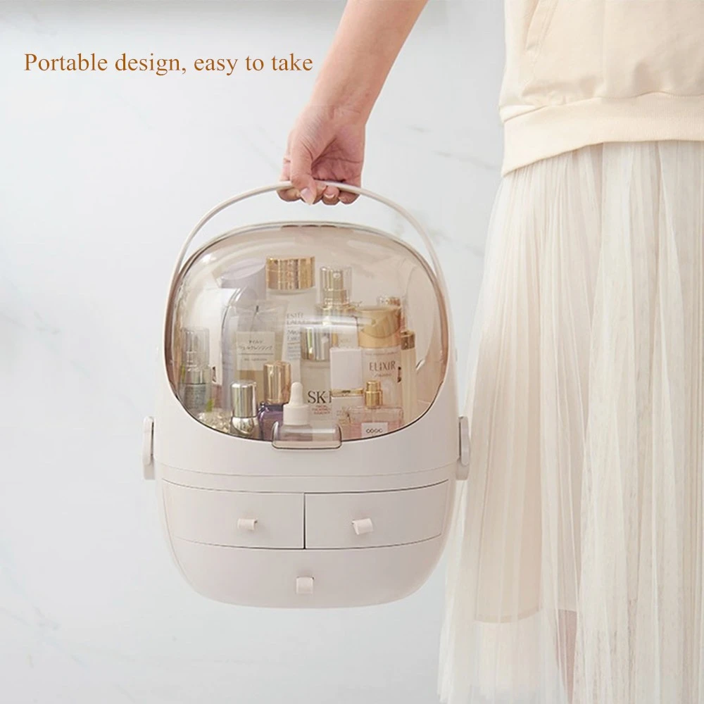 

Jewelry Box Polish Makeup Large Nail Portable Container Storage Organizer Drawer Organizer Cosmetic Capacity Cosmetic