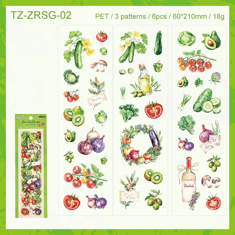 

Винтажные наклейки для скрапбукинга PET