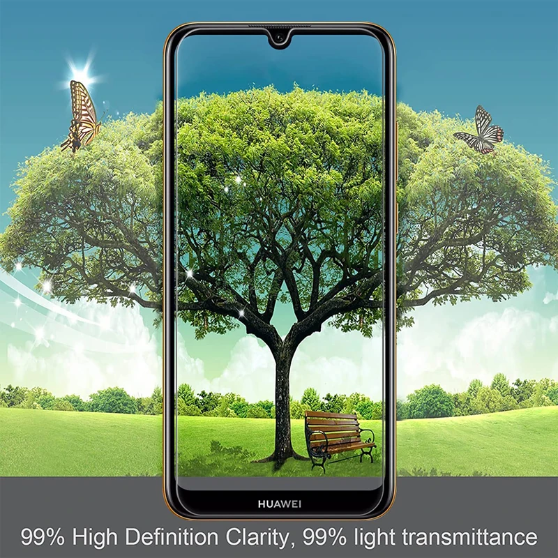 Фото 4 шт. закаленное стекло для Huawei P Smart 2019 P Smart Z S 2021 Защита экрана для Huawei P30 Lite P20 Pro P40 Lite E P50 стекло №2
