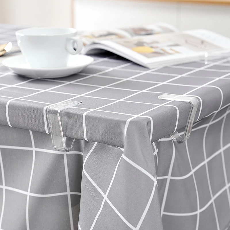 

4pcs Table Cloth Clips Plastic Tablecloth Clips Table Clips 35mm-50mm Table Cloth Holders for Thick Tables and Outdoor Home New