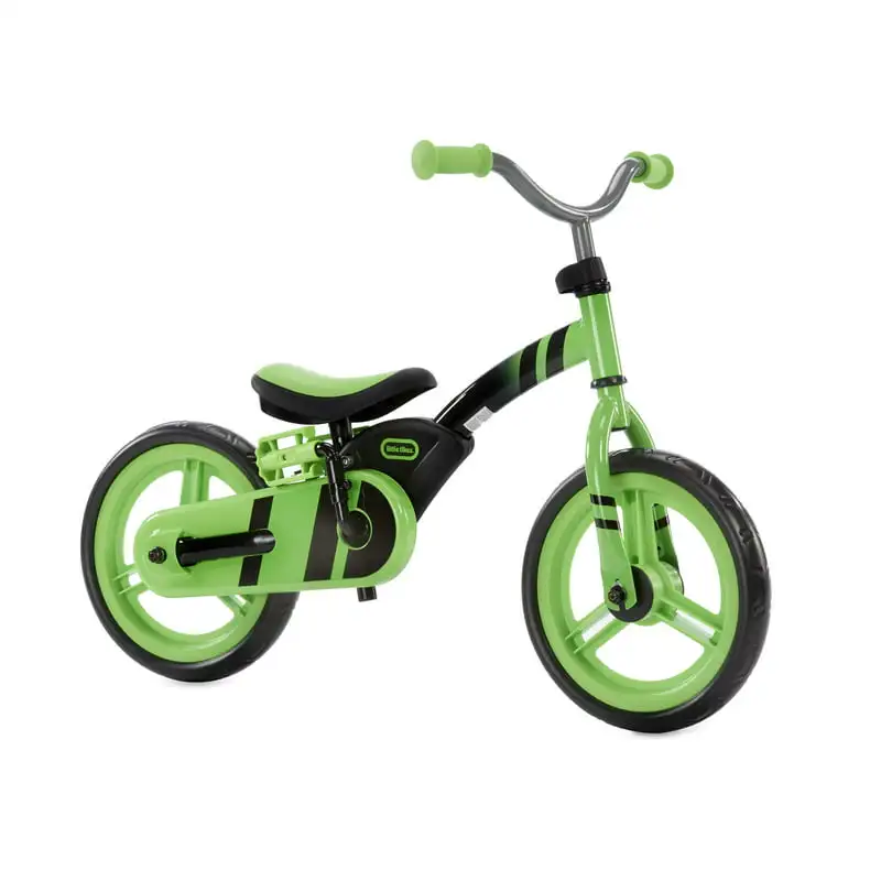 

First Balance-to-Pedal Training Bike for Kids in Green, Ages 2-5 Years, 12-Inch