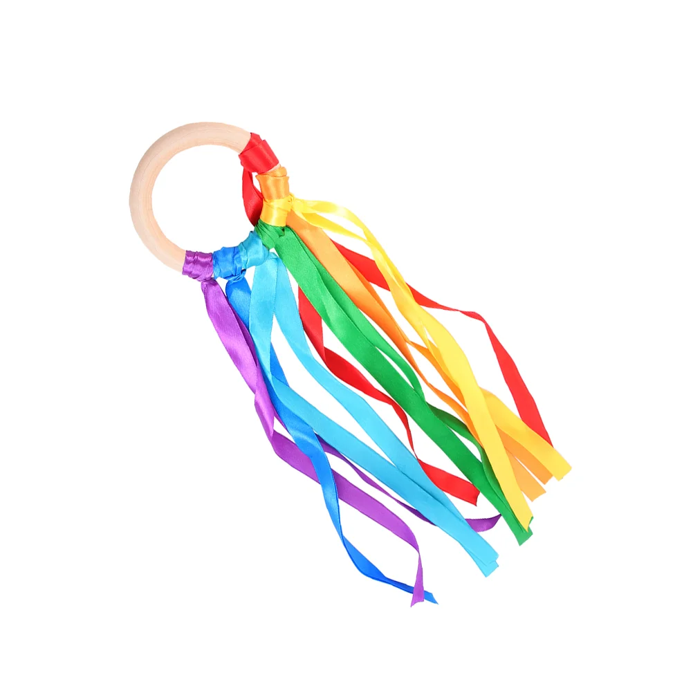 

Ribbonhand Kite Waldorf Rainbow Ring Streamers Dancemontessori Sensory Wooden Dancingeducational Outdoor Kids Early Rope