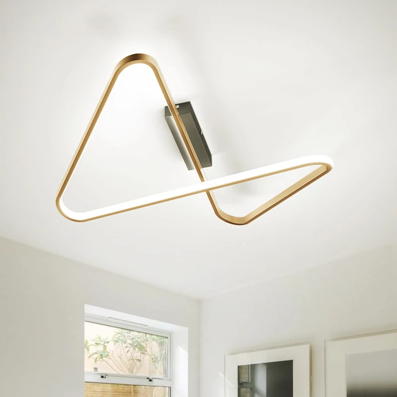 

Креативная линейная лампа для спальни, индивидуальные скандинавские встраиваемые светодиодные потолочные светильники, современные минималистичные лампы для дома, гостиной