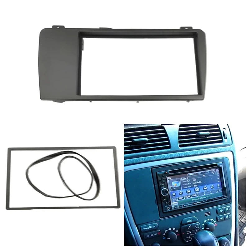 

Car Radio Fascia For Volvo XC70 V70 S60 05-10 DVD Stereo Frame Plate Adapter Mounting Dash Installation Bezel Trim Kit