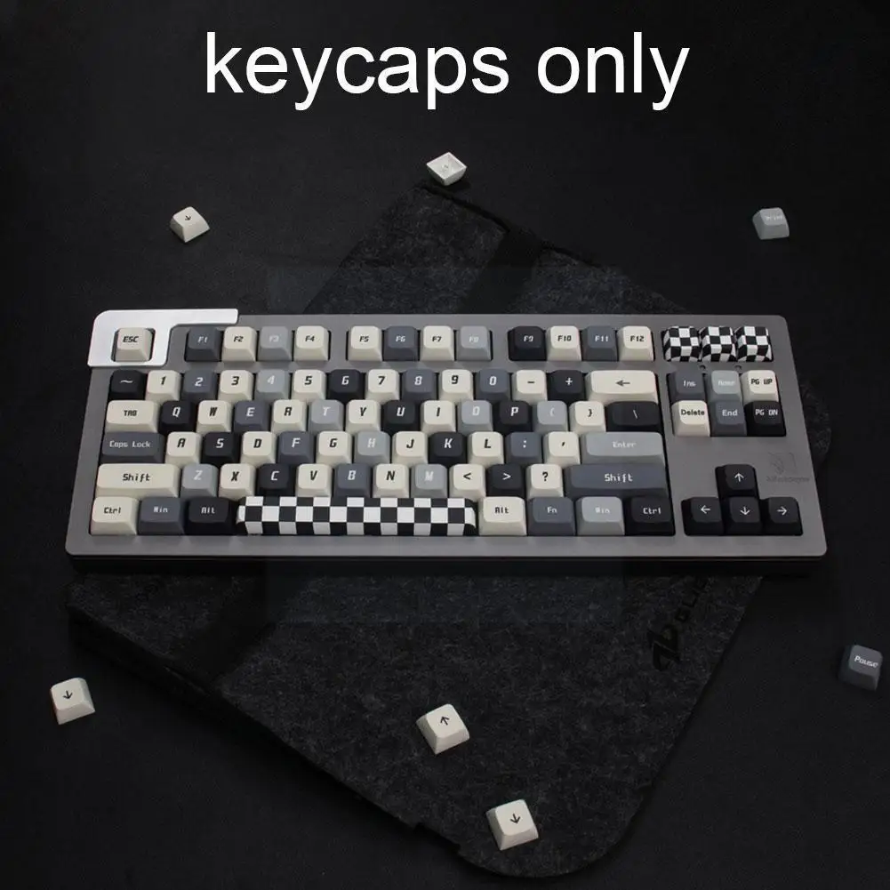 

135 Keys Colorless Keycaps Pbt Dye-sub Xda Profile Mechanical Keyboard Keycap For With 7u Space Bar 64/87/96/104 U4p5