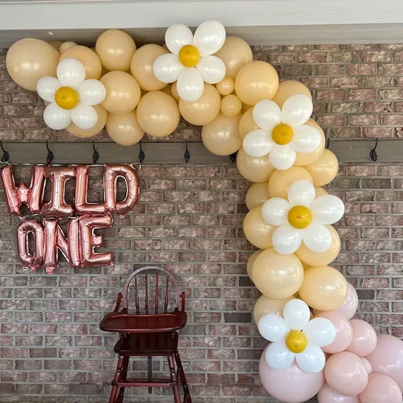 

80Pcs Wild One Balloons Set Baby Born Birth Day Air Globo Childrens' Birthday Baby Shower Party Home Decorations Kids Toys Gifts