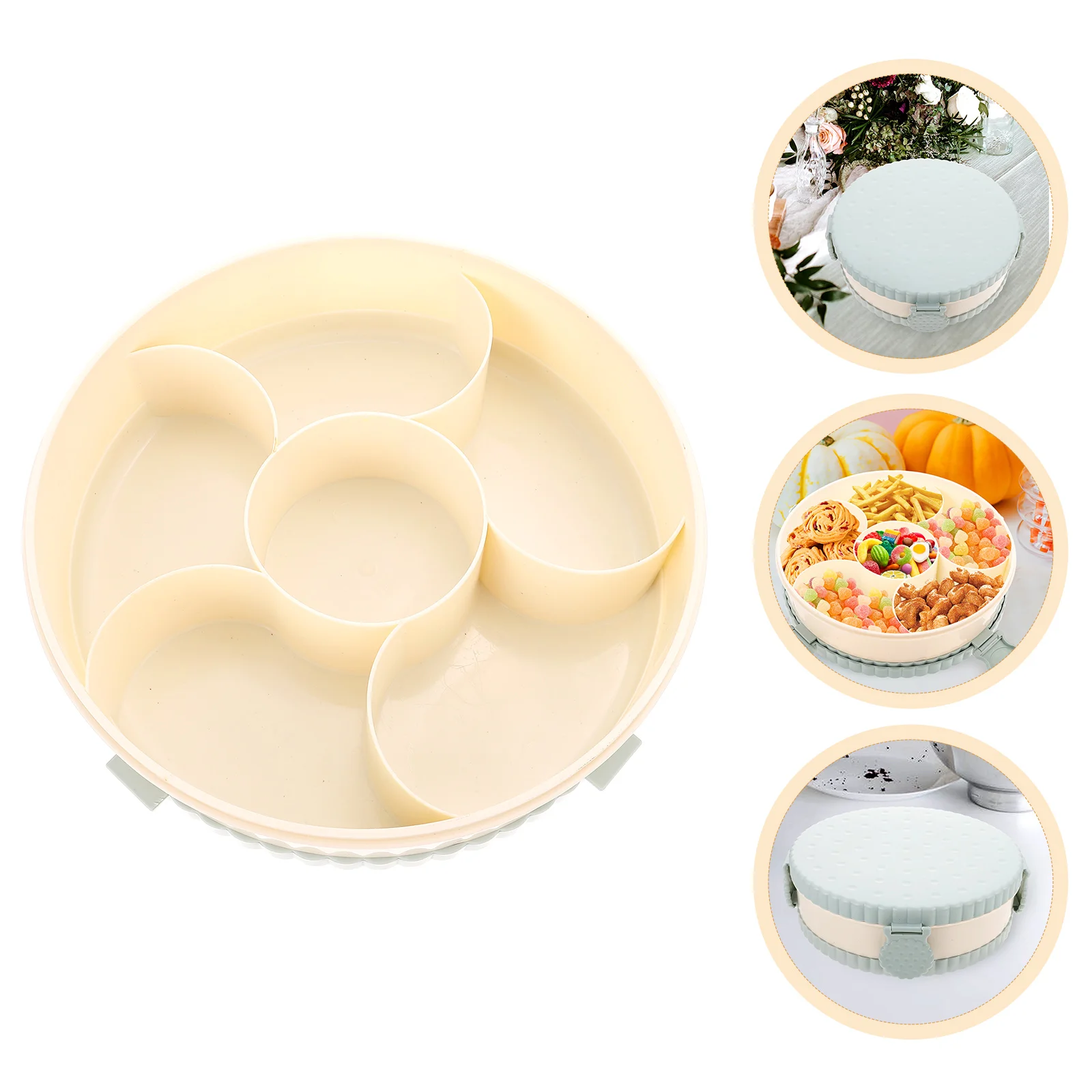 Serving Dish Snack Divided Platter Bowl Bowls Chip Box Containers Appetizer Plate Sauce Fruit Saucer Tray Nut Plates Dessert
