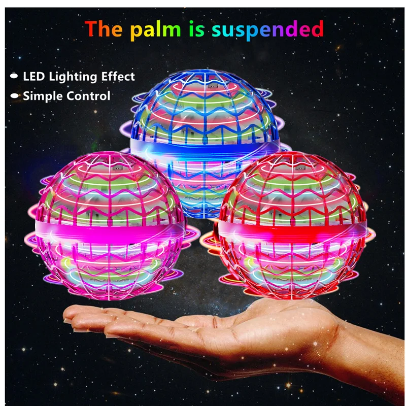 

Toy Swing Ball Flyorb Magic Belt LED Light Drone Hover Ball Fly New Planet Fly Spinner Fidget Toys Kids Family Gift