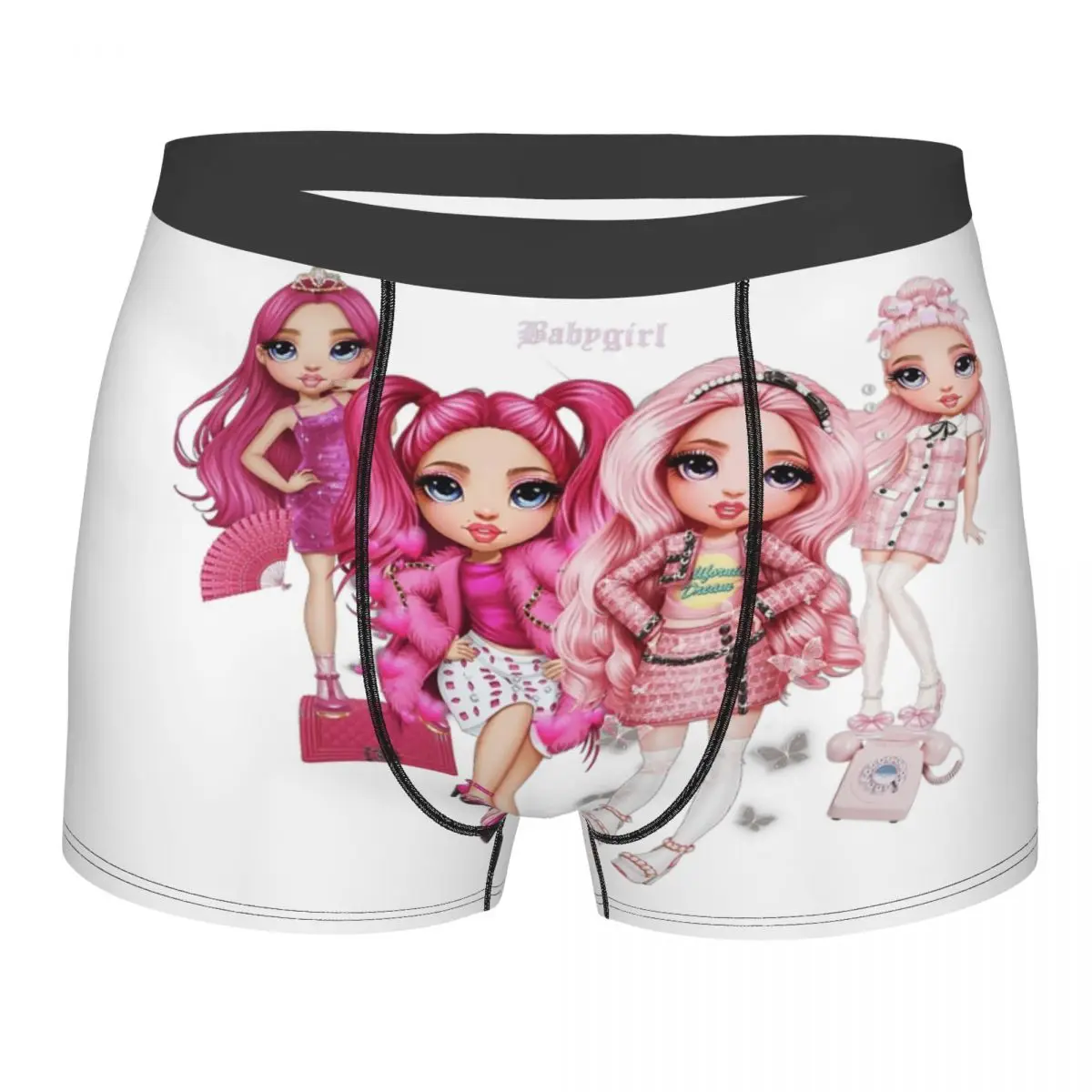 Пользовательские Радужные Высокие PH Розовые Девушки Нижнее Белье Мужчины