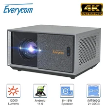 Everycom Full HD RD829 Projector 5G WiFi LED 4K Video Movie Smart Android 11.0 12000 Lumen Projectors Home Theater Cinema Beamer