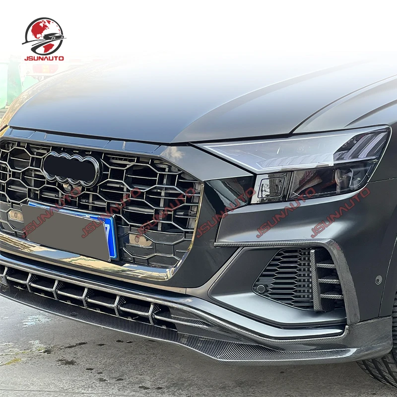 Автомобильная версия Q8 в стиле карбоновая передняя губа вентиляционные