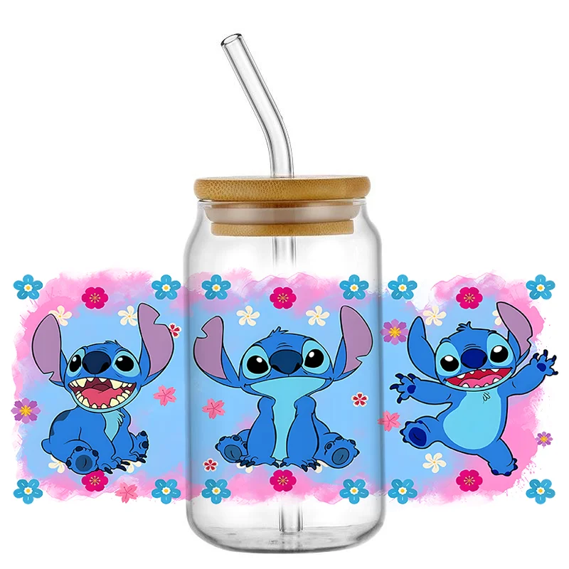 Наклейки Funko с мультяшными рисунками LOVE для стеклянных стаканов, УФ-печать, долговечные клейкие этикетки, наборы для самостоятельного изготовления наклеек для посуды для напитков (art.: 3920dc155ca28) - 3920dc155ca28